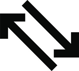 Fototapeta premium Arrow 20 Glyph Icon