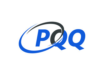 Obraz premium PQQ letter creative modern elegant swoosh logo design