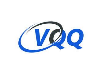 VQQ letter creative modern elegant swoosh logo design