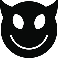 devil Glyph Icon