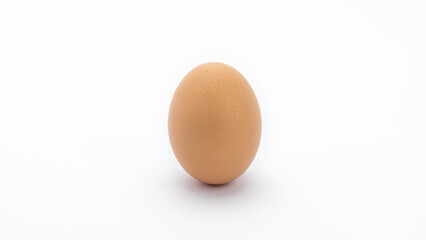 egg on a white background. chicken egg on a white background