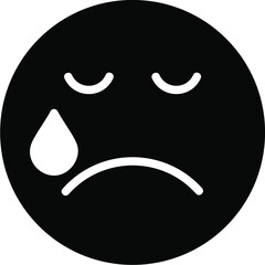 tears Glyph Icon