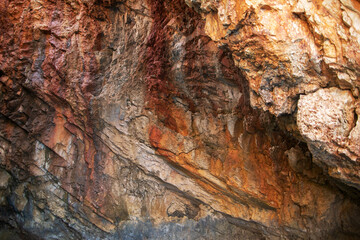 Zakynthos, Greece. Blue caves of the island of Zakynthos.