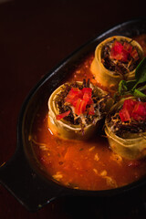 Perfect Pasta Classic Pizza Homemade Artisan Bacon Tomato Sauce Sausage Sweet Melted Cheese Onion Chicken Meat Shrimp Menu Gourmet on a Dark Background