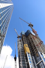 Nine Elms London Skyscraper construction