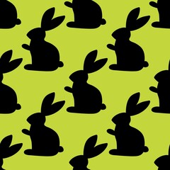 Kids seamless rabbits pattern for fabrics and textiles and packaging and gifts and cards and linens