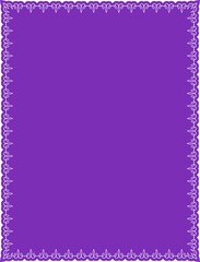 Purple pink border frame board. Vector background or book page. Simple rectangular billboard, plaque, signboard or label 