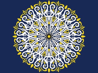 abstract floral ornament