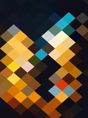 Graphical Abstract Painting Art Background Texture,Abstract Colorful Geometrical Artwork Poster,Modern Conceptual Art,3D Rendering,3D Illustration