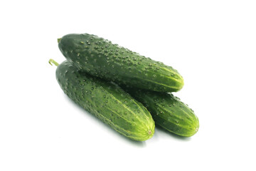 Cucumbers isolated