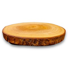 isolate rustic wood slice. good for pizza board, display food, kitchen board. 
pieces of wood for display or for anvils when cutting