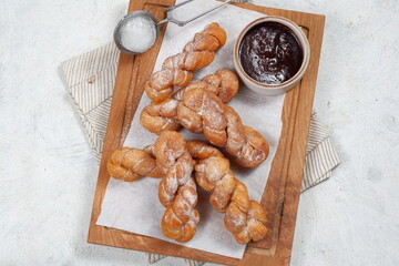 korean Twisted doughnuts or Bread Stick,kkwabaegi,also known in the philippines as Shakoy or pilipit