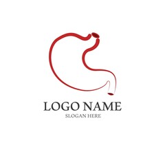 stomach care icon design concept