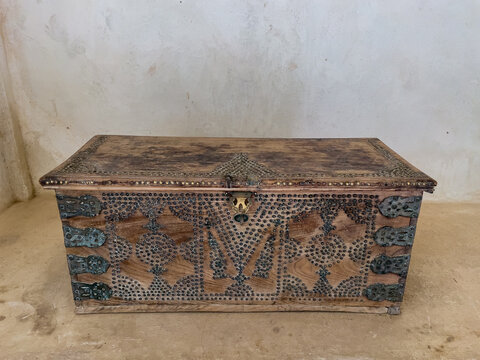 jabreen castle, in oman  box to keep valuables things