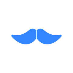 Monocle mustache or monocle icon