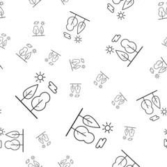 Landscape seamless pattern