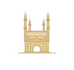 DRAWING OF HISTORICAL BUILDINGS OF VENICE, ANCIENT ITALIAN ARCHITECTURE IN GOTHIC AND NEOCLASSIC STYLE