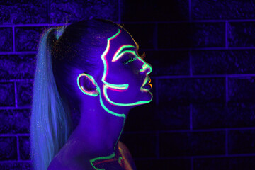 UV abstract face