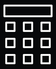 Calculator Vector Icon Design Illustration