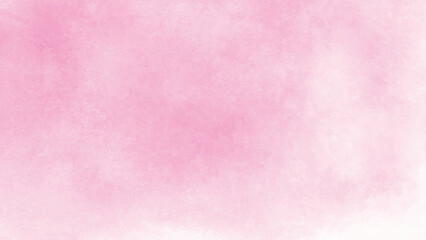 Romantic pink watercolor background. Aquarelle paint paper texture stain element for text design, greeting card, template. Vector illustration