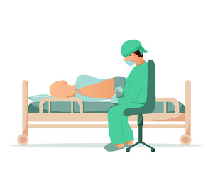 Lumbar puncture in the clinic. Oncological treatment. 