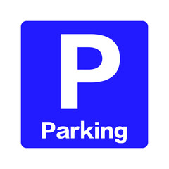Parking lot icon. Parking sign. Vector.
