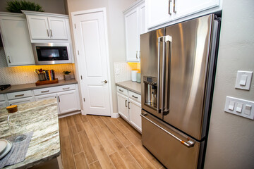 Modern Kitchen With Stainless Steel Appliances