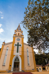 Fototapeta na wymiar Passa Quatro, Minas Gerais, Brasil: Igreja Matriz da cidade de Passa Quatro