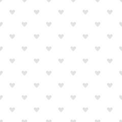 Small cute hearts background. Seamless pattern for Valentine's Day.