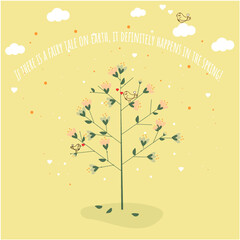 spring greeting card