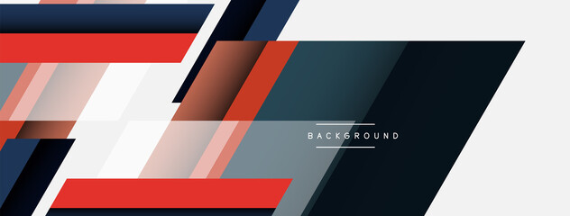 Vector background. Abstract overlapping color lines design with shadow effects. Illustration for wallpaper banner background or landing page