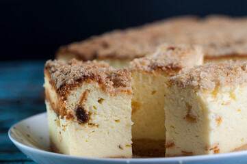 jedzenie, ciastka, deser, słodki, pieczone, płyta, ciasto, przekąska, ser, przepyszny, posiłek, swiezy, cukier, delikatesowy, sernik