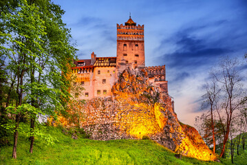 Bran Castle in Transylvania - Dracula legendary fortress, travel Romania