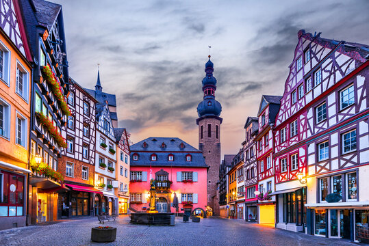 Cochem, Germany - Medieval Moselle River landmark.