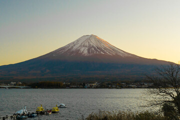 Fototapeta premium Views of the majestic Mount Fuji in japan