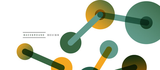 Network concept abstract background. Dots connection. Big data idea. Business template for wallpaper, banner, background or landing