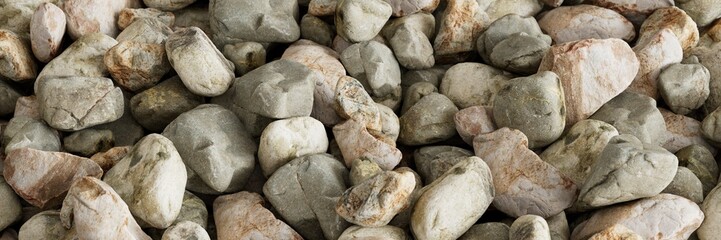 Viele Steine und Geröll als Hintergrund Textur Haufen