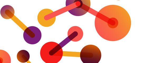 Network concept abstract background. Dots connection. Big data idea. Business template for wallpaper, banner, background or landing