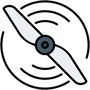 recommend clip art: propeller filled outline icon