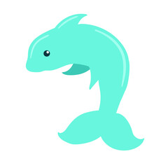 Vector illustration with underwater world .Sets,patterns.The landscape of the ocean or the seabed. Underwater world beauty concept for poster, web banner Fish, shellfish, dolphin, whale, stingray