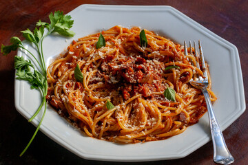 Bucatini all’Amatricianai
