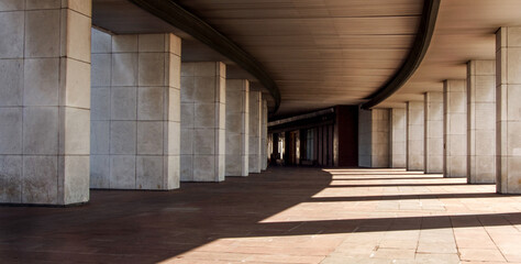 corridor of the old building