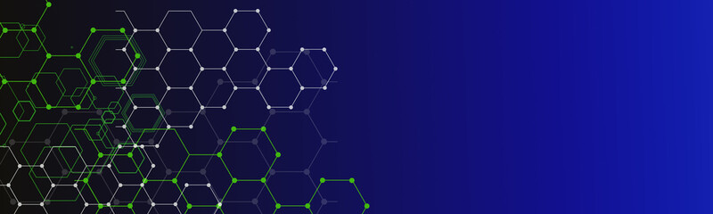 Fototapeta premium abstract blue medical technology background
