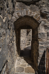 Fototapeta na wymiar Old passage in the castle, arch