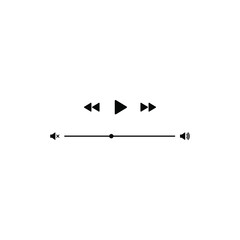 Vector illustration of multimedia navigation on smartphone device.