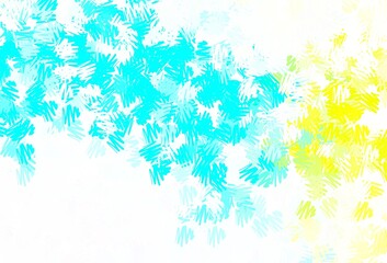 Light Blue, Green vector template with repeated sticks.