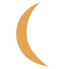 Boho element sun, star, moon, blink cute baby vector