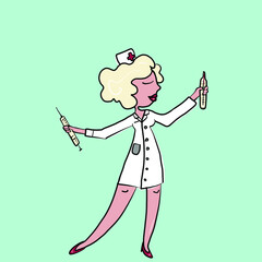 Nurse doctor healthcare medicine 