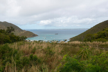 Fototapeta na wymiar Anse Marcel, Ile de Saint Martin, Petites Antilles