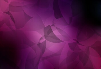 Obraz premium Dark Purple, Pink vector low poly background.